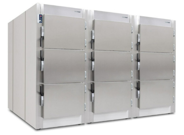 Evermed Modular Mortuary Chamber MMC 9.9 for 9 bodies 0°C / +12°C